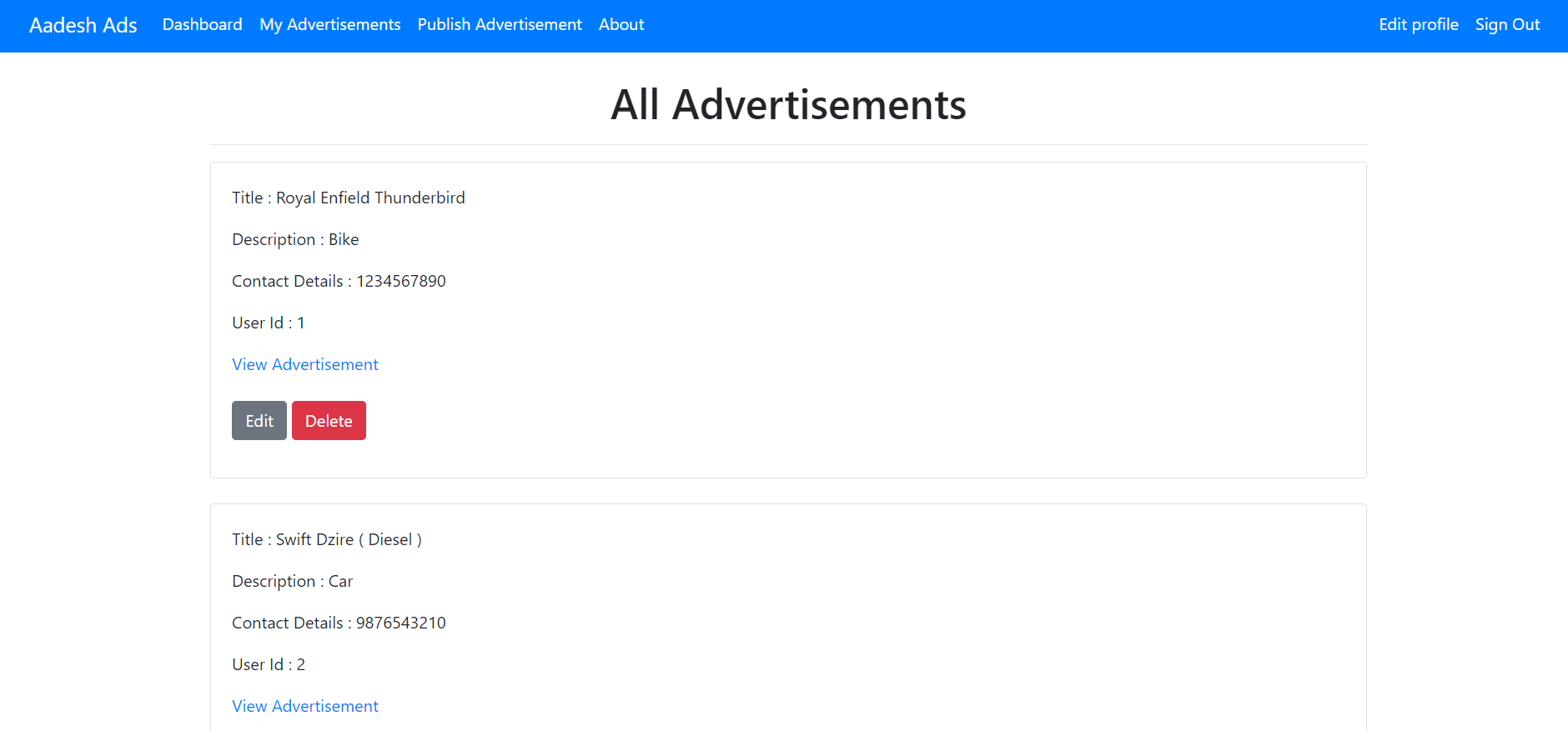 GitHub - aadeshpandiri/AdvertisementWebApp