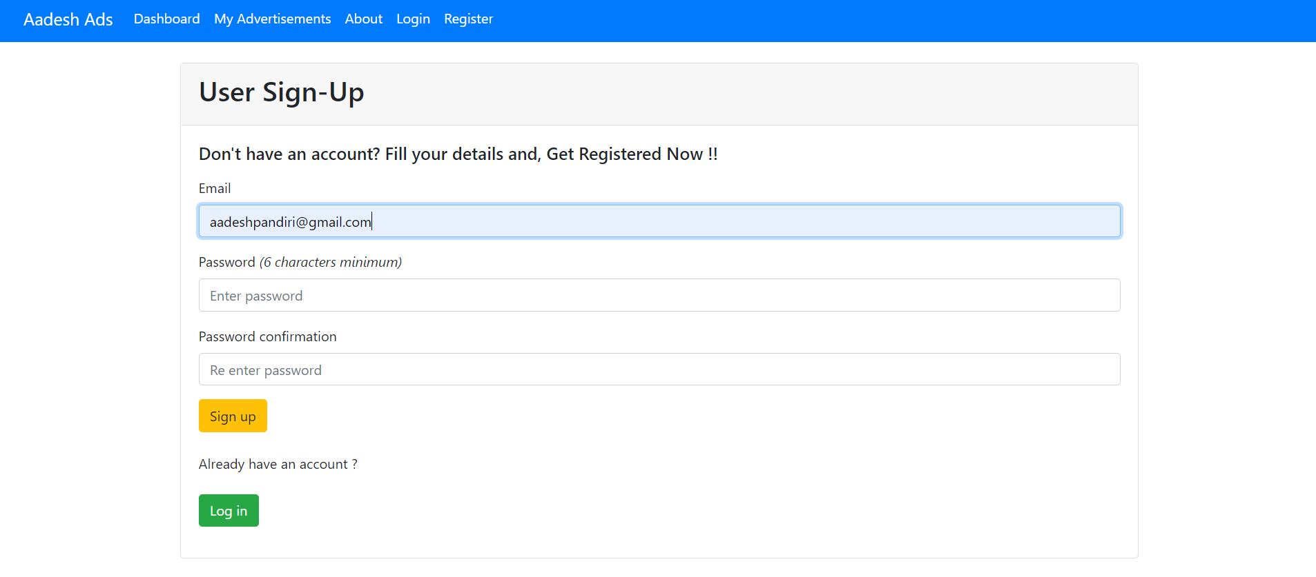 GitHub - aadeshpandiri/AdvertisementWebApp