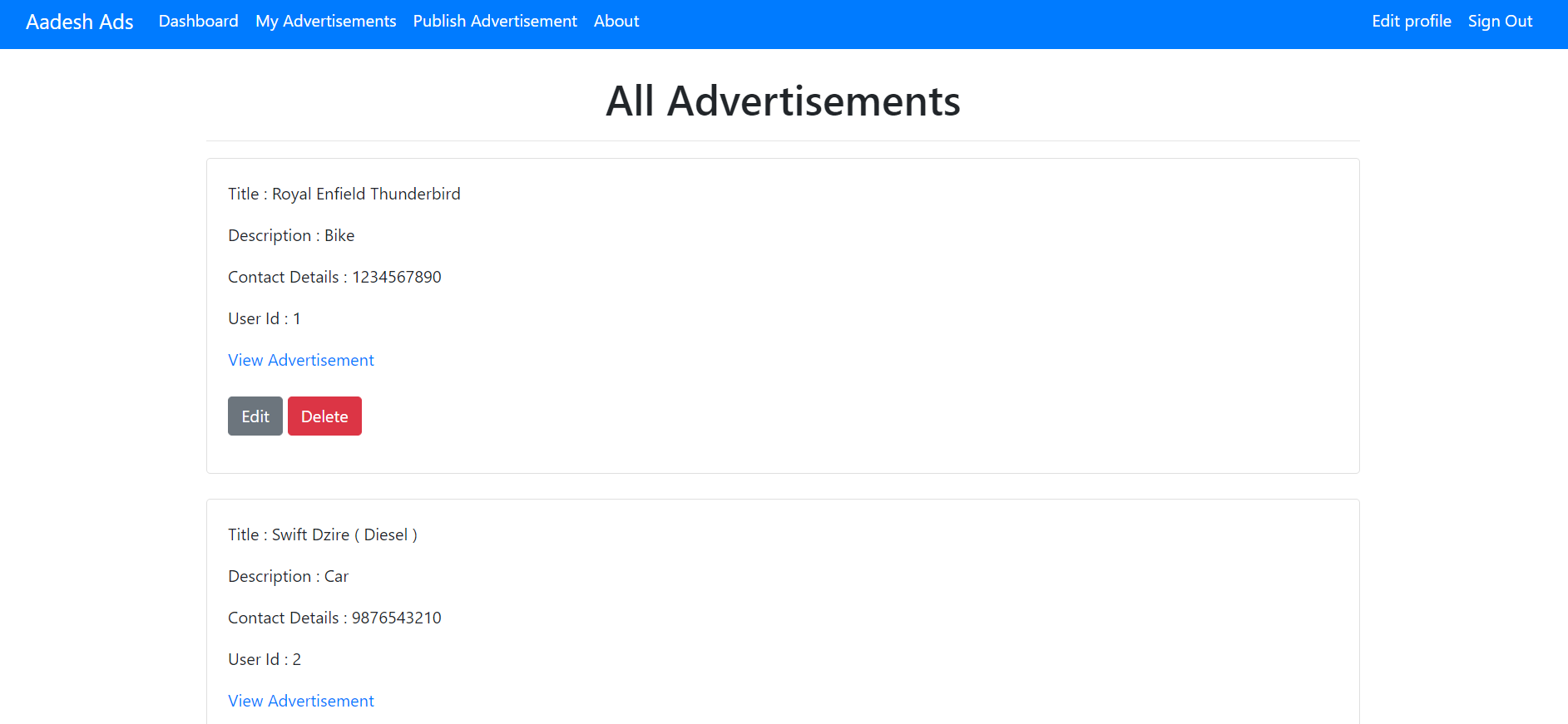 GitHub - aadeshpandiri/AdvertisementWebApp
