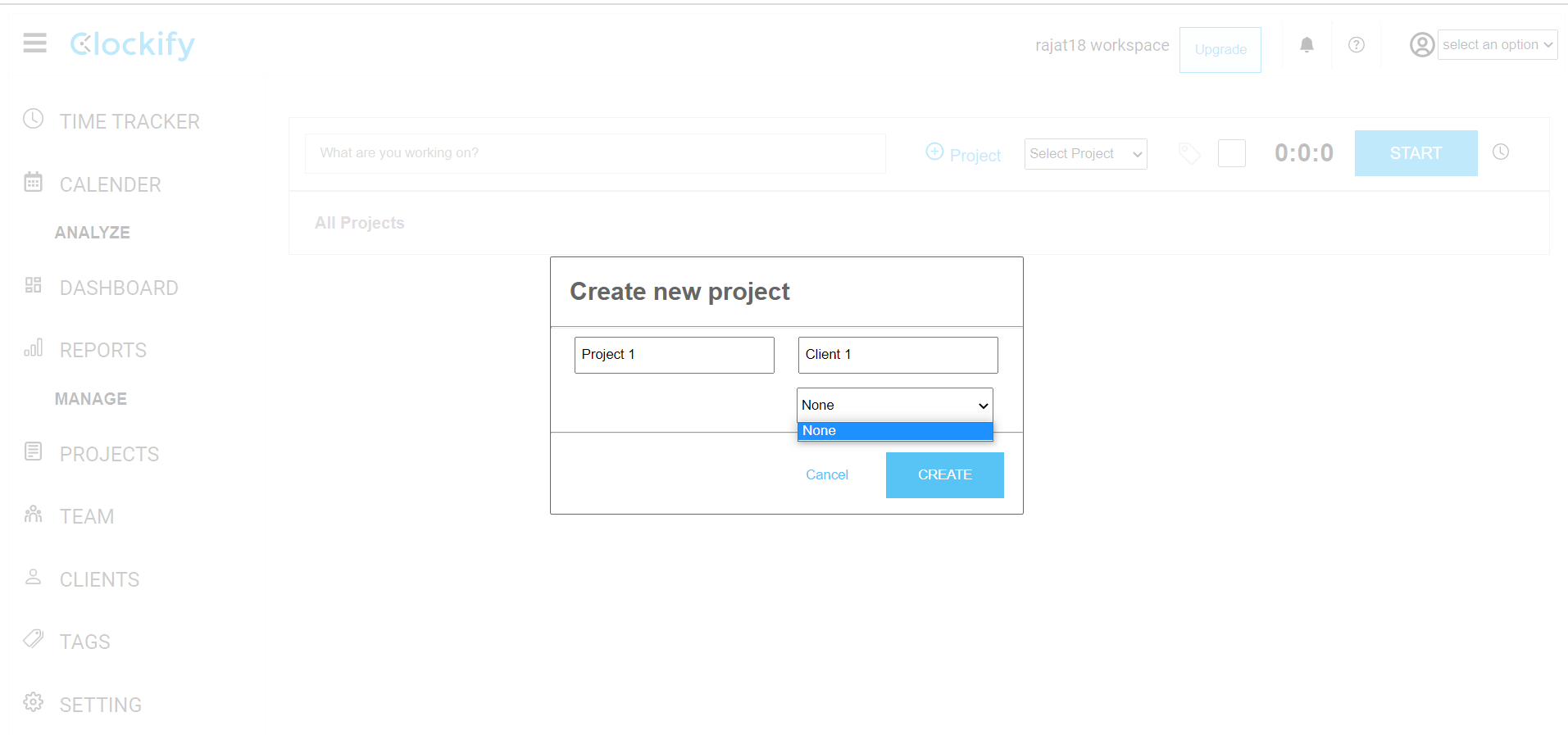 Clockify-Updated Clone - Codesandbox