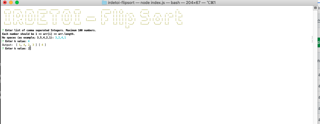 GitHub - cssamLabs/Lab-CLI-Algorithm-FlipSort: irdetoi test flip-sort ...