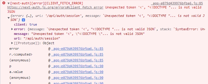 got some error about productions · Issue #6678 · nextauthjs/next-auth ...