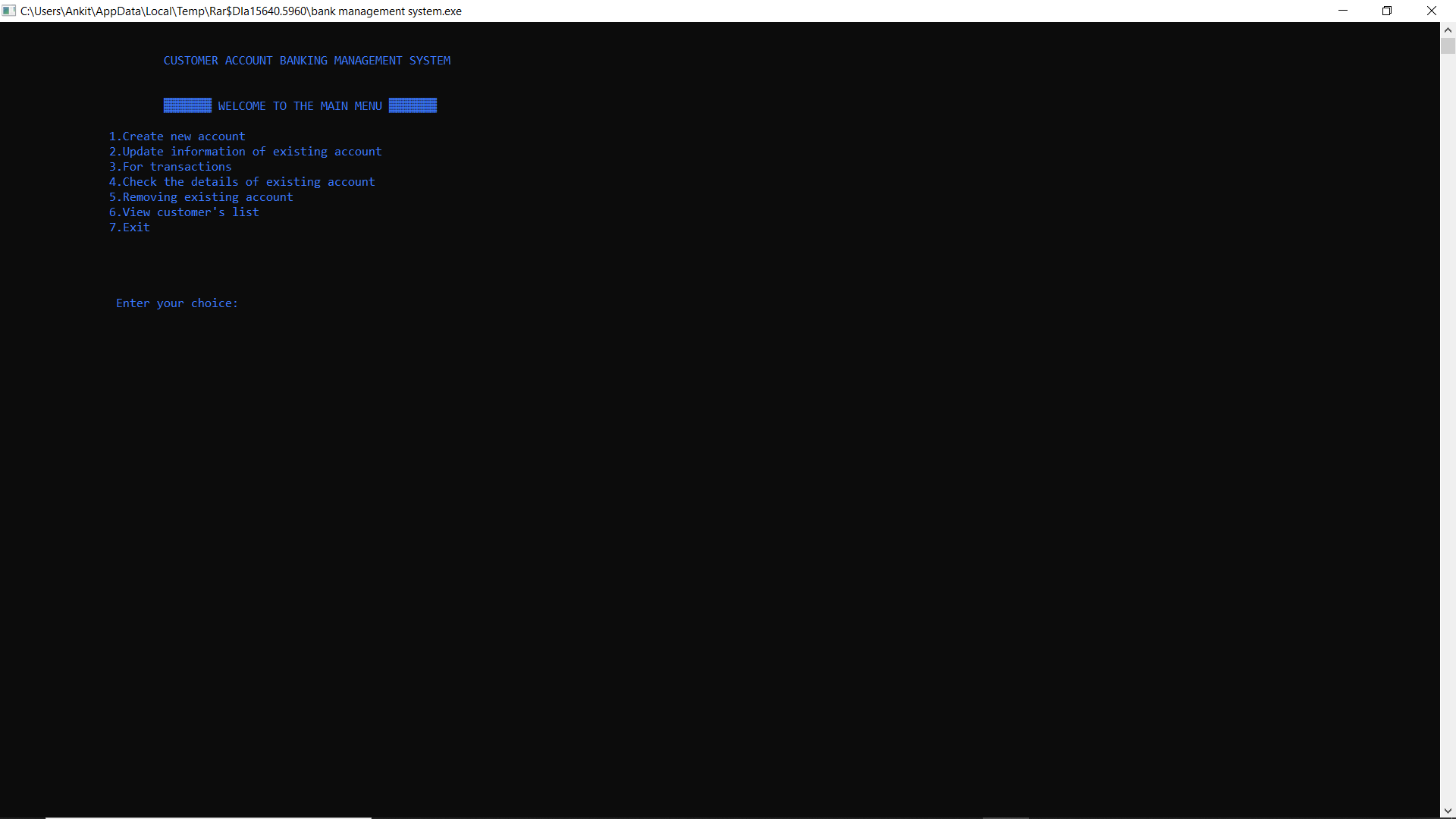 GitHub - ankit31199/Bank-Management-System-in-C: This is Bank ...