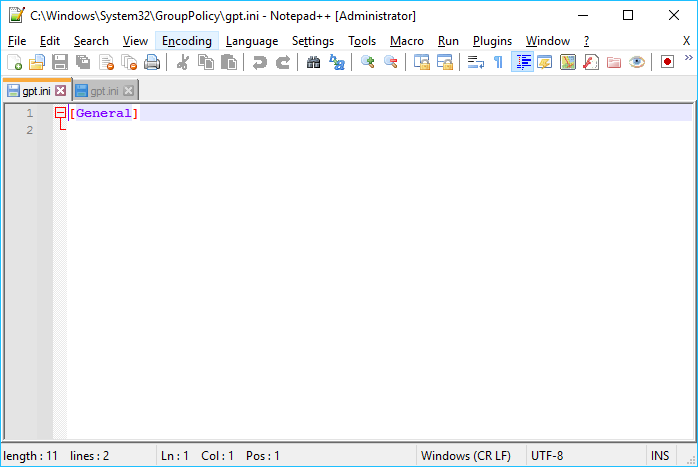 File "gpt.ini" Looks Empty when First Opened · Issue #10341 · notepad ...