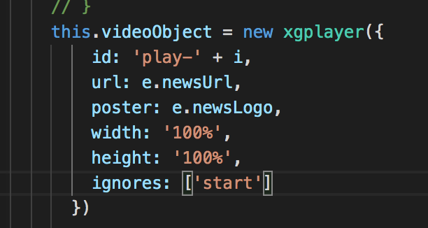 关闭内置控件 start 后,报错 · Issue #397 · bytedance/xgplayer · GitHub