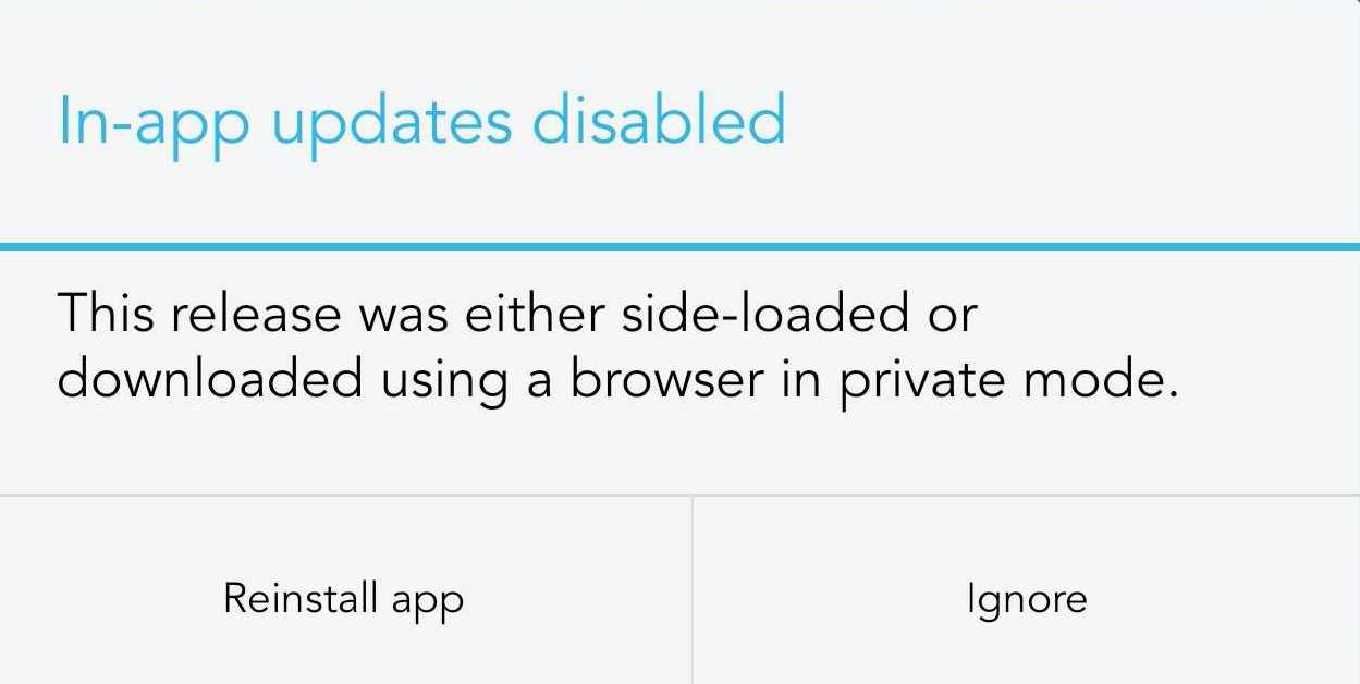In-app updates disabled · Issue #1377 · microsoft/appcenter-sdk-android ...