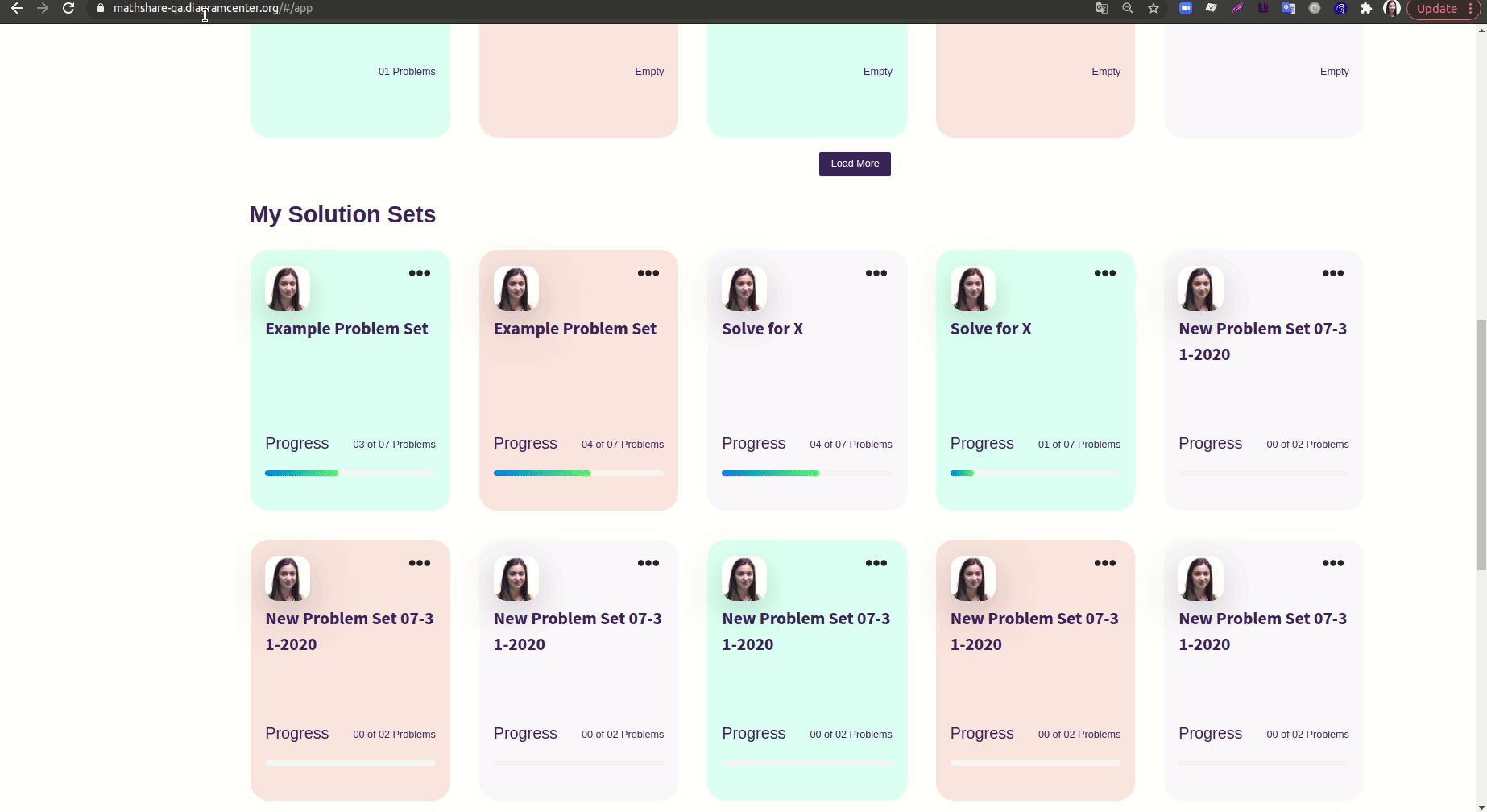 Bug: Progress not Updating · Issue #1587 · benetech/MathShare · GitHub