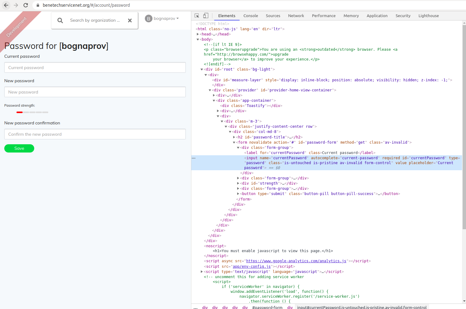 Enable password field for browser autofill · Issue 1158 · openreferral