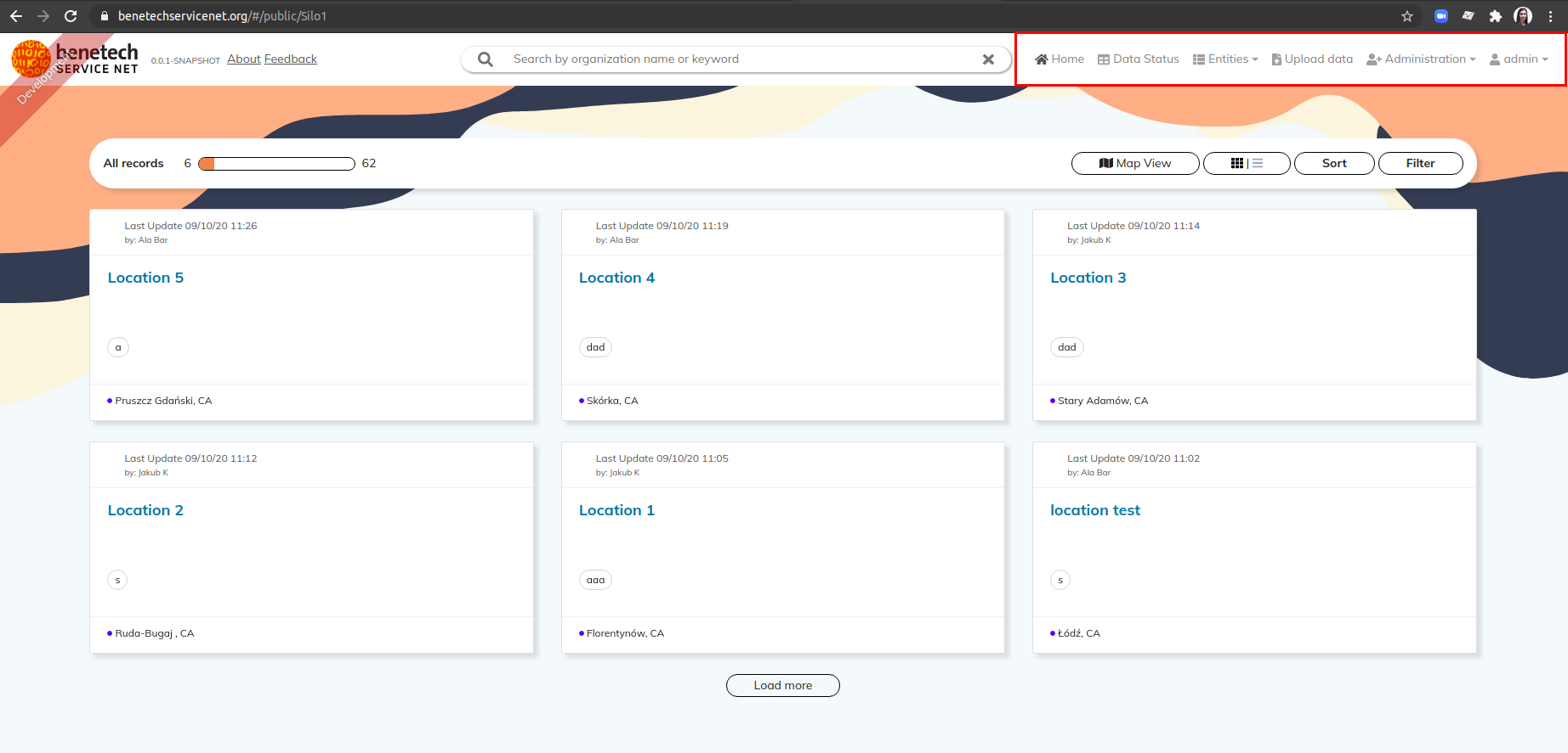 The wrong header is displayed while moving from admin old view to SP ...