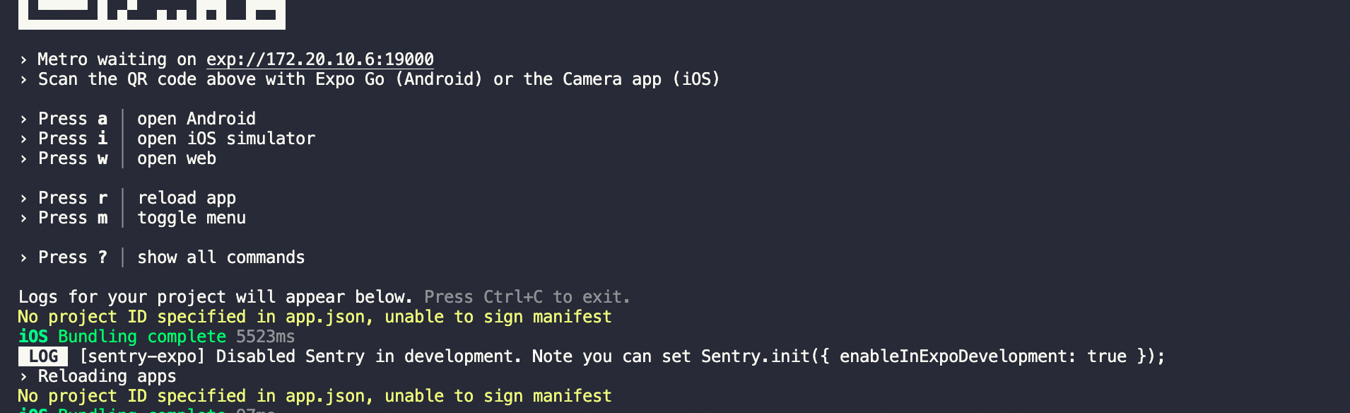 No project ID specified In app.json, unable to sign manifest · Issue ...
