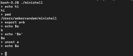 GitHub - avan-dam/minishell: The objective of this project is for you ...