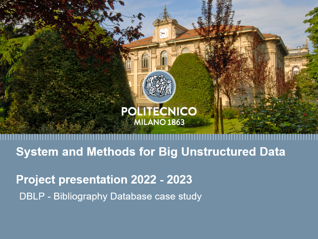 Github Giusti Leo System And Methods For Big And Unstructured Data A