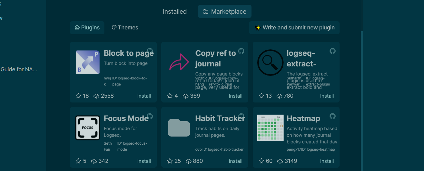 Misaligned text in Plugins and Themes page when width of logseq app is ...