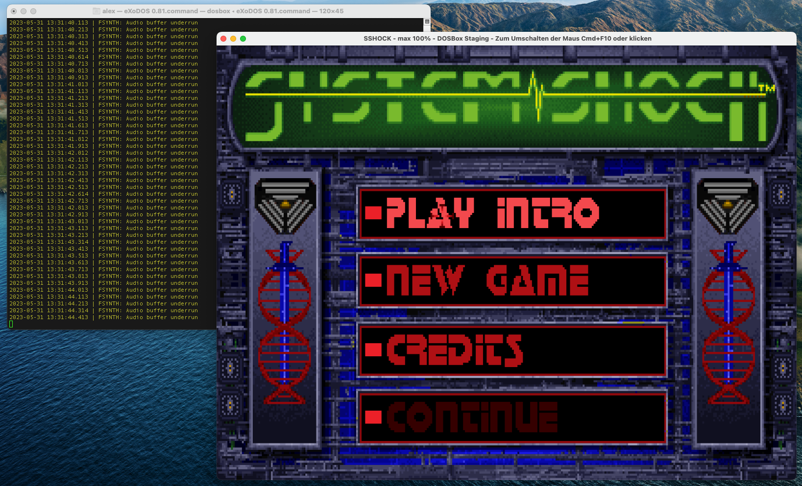 Indiana Jones and the Fate of Atlantis no MT32 music, log shows "MT32