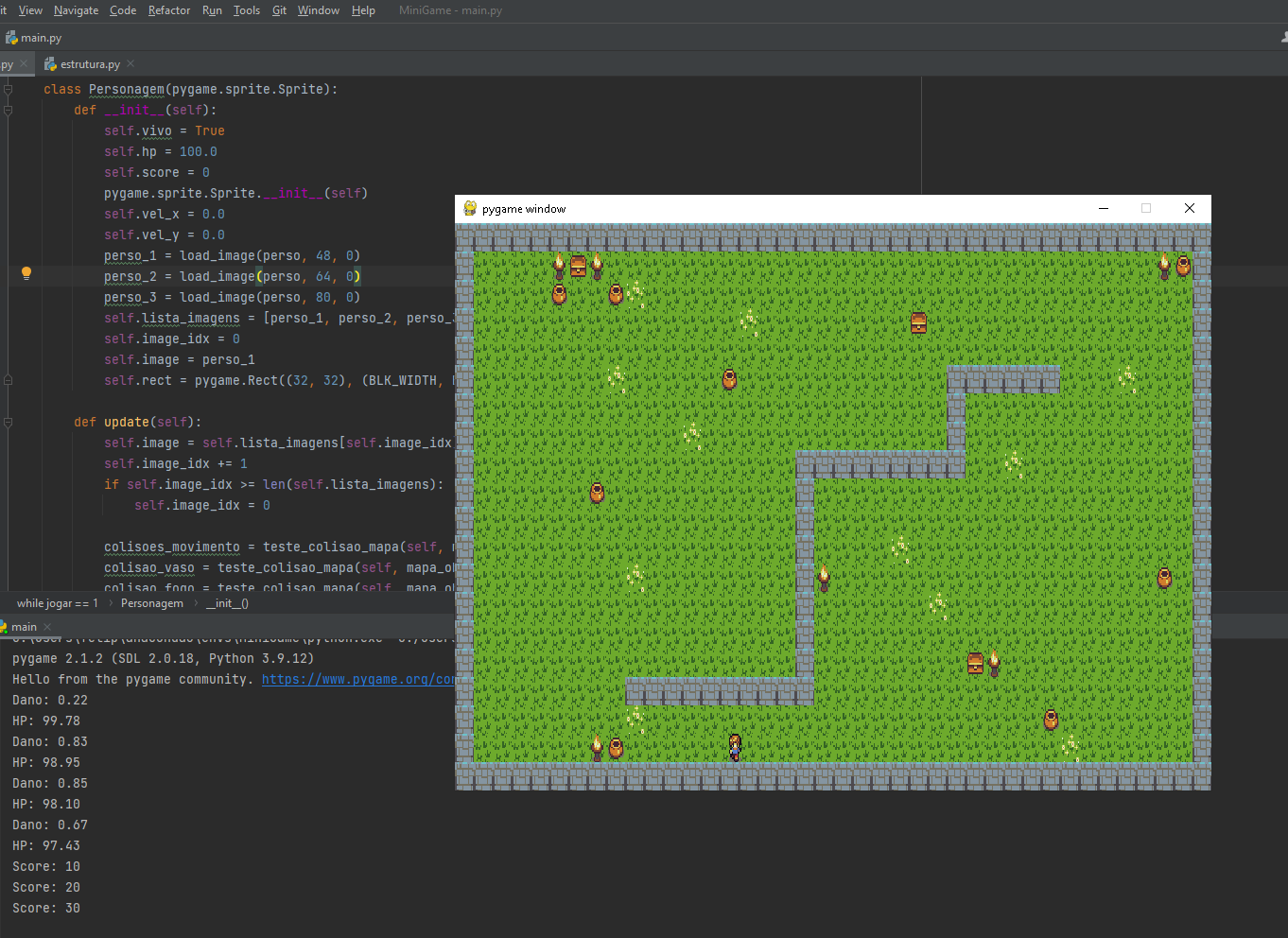 GitHub - FelpsFranco/Pixel_Game: Utilizando a Biblioteca PYGAME, para ...