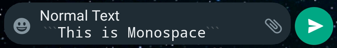 WhatsApp with system font set to Roboto