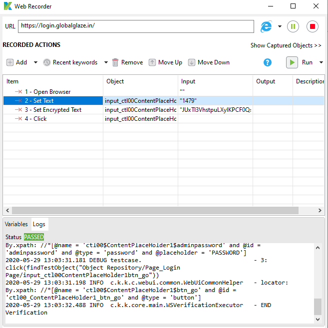[Web Recorder] Unable to 'run from here' when record web with IE Web ...