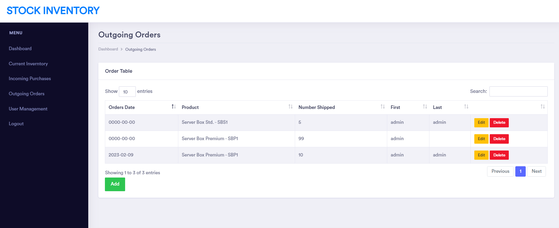 GitHub - adisorncjame/Stock-Inventory: Mini Project Stock Inventory Ref ...