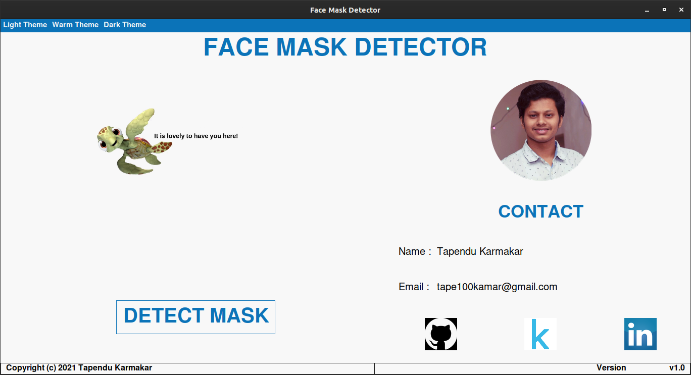 GitHub - iamtapendu/Face-Mask-Detector: This piece of code can ...