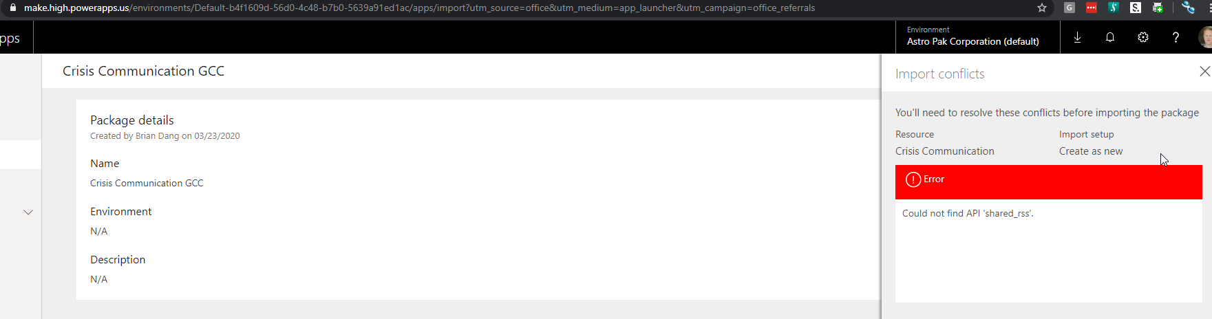 Crisis Communication GCC App Import Error · Issue #198 · microsoft ...