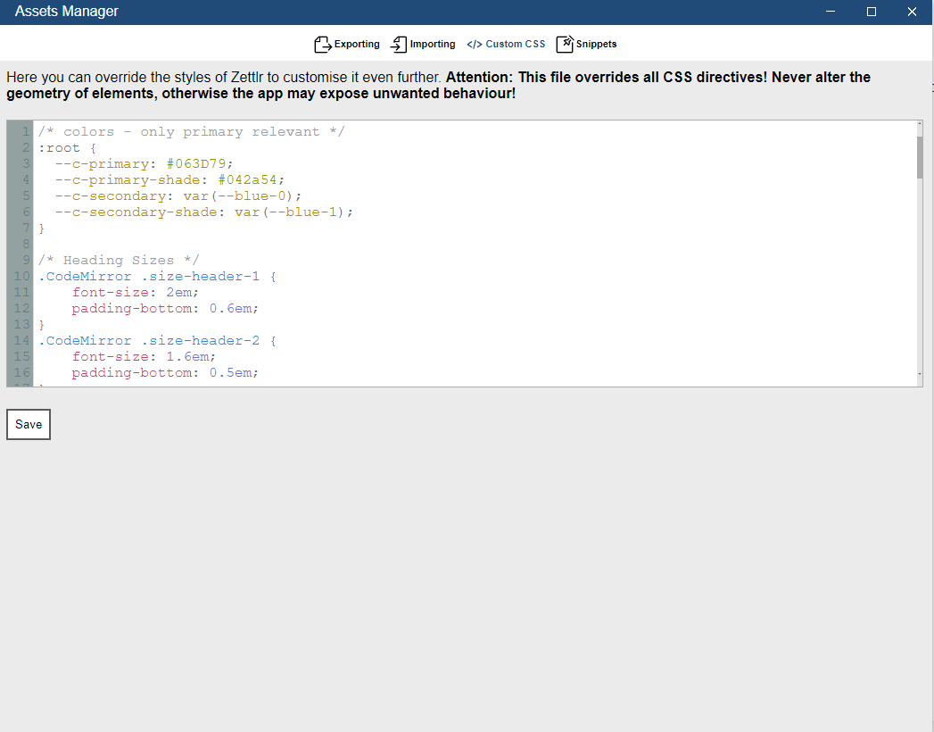 [Bug] Asset Manager code editors do not scale with window. · Issue ...
