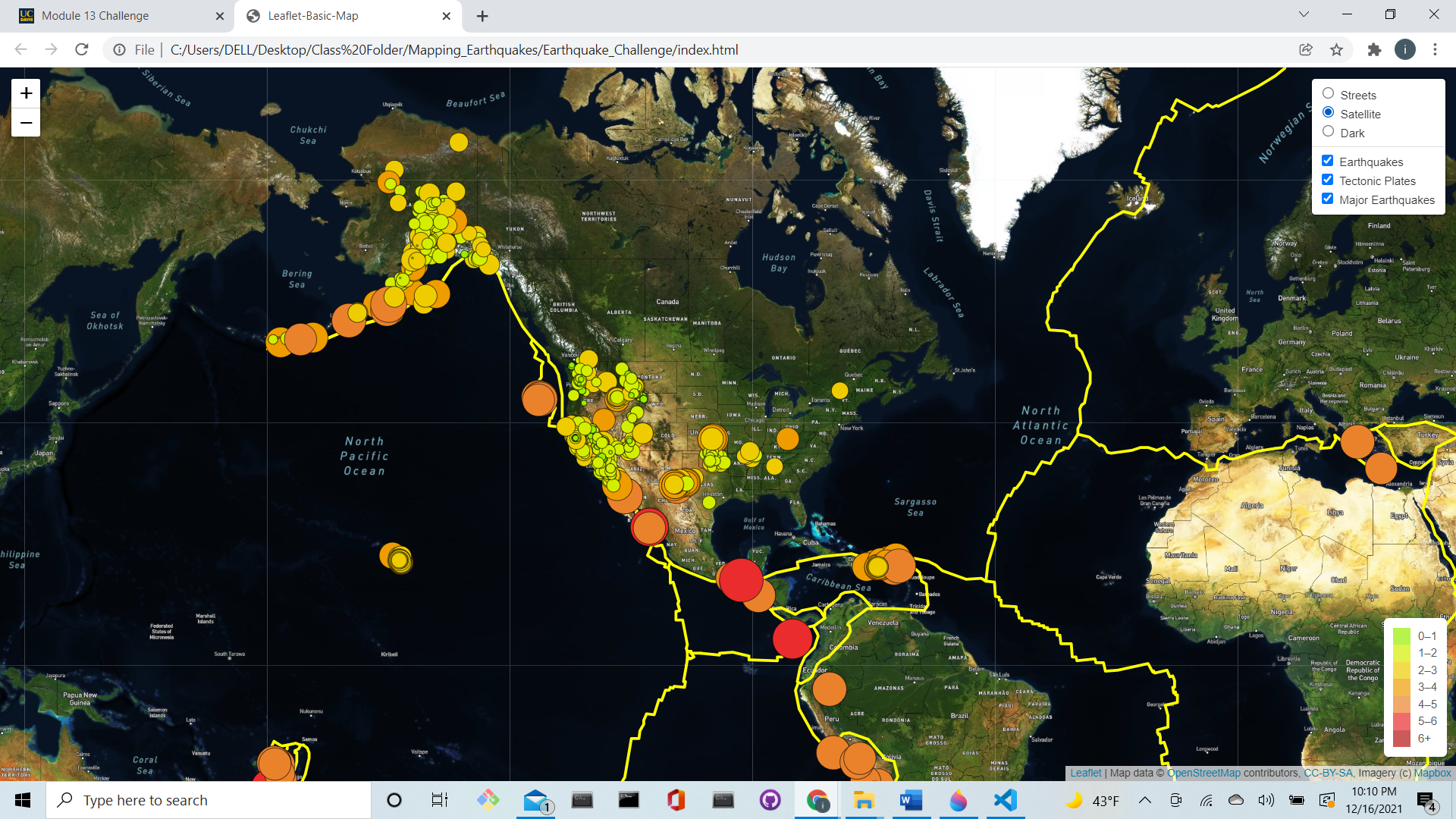 GitHub - intisarkhalil/Mapping_Earthquakes