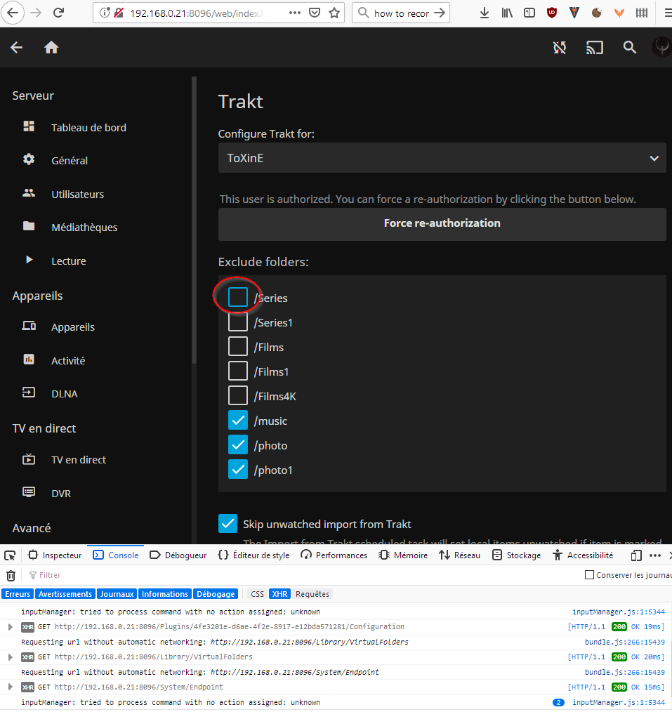 can't modify exclusion folders · Issue 18 · jellyfin/jellyfinplugin