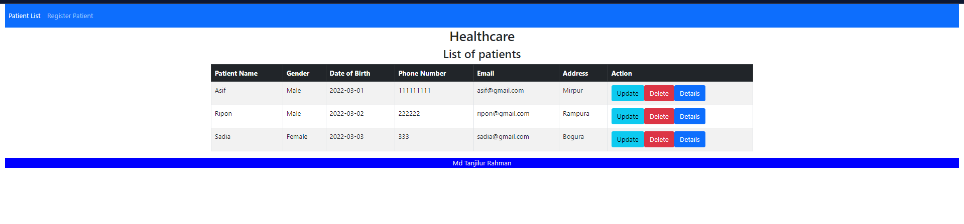 GitHub - tanjil2040/health-care: Simple basic crud app using Angular ...