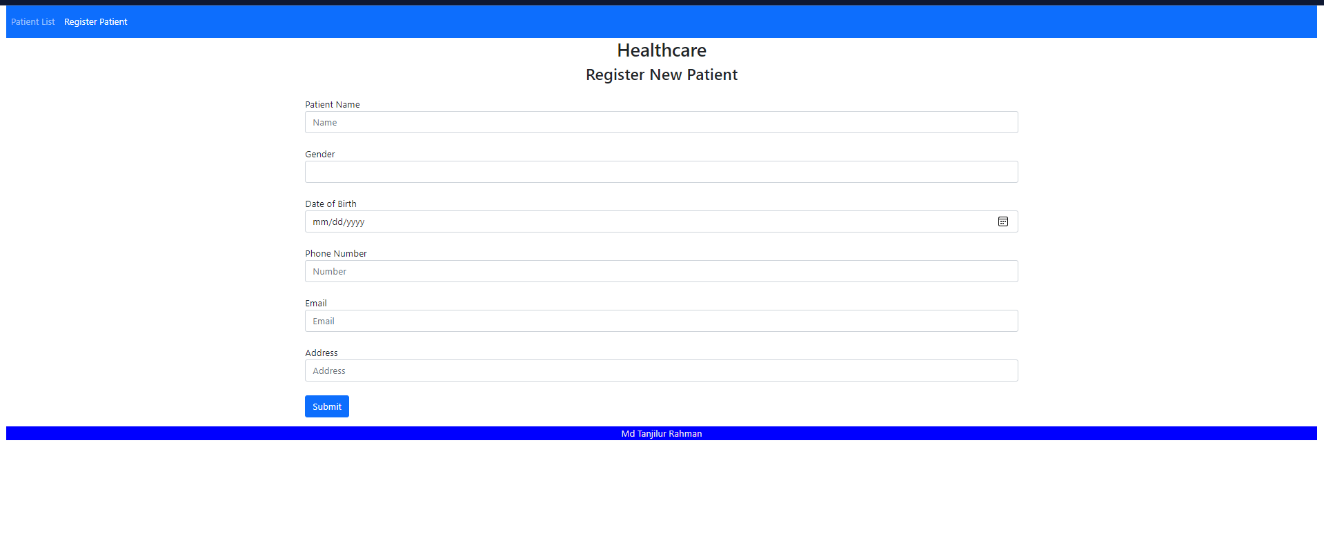 GitHub - tanjil2040/health-care: Simple basic crud app using Angular ...