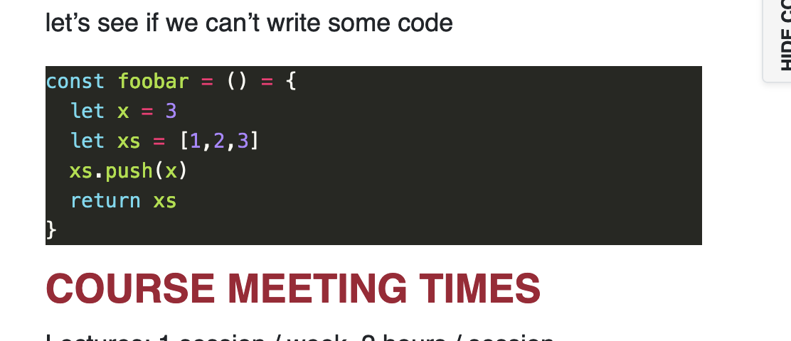 support syntax highlighting for code blocks · Issue #500 · mitodl/ocw ...