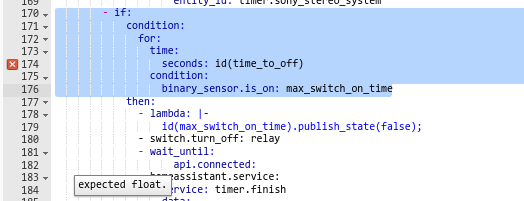 Error While Setting The Time Parameter For for Condition Issue 