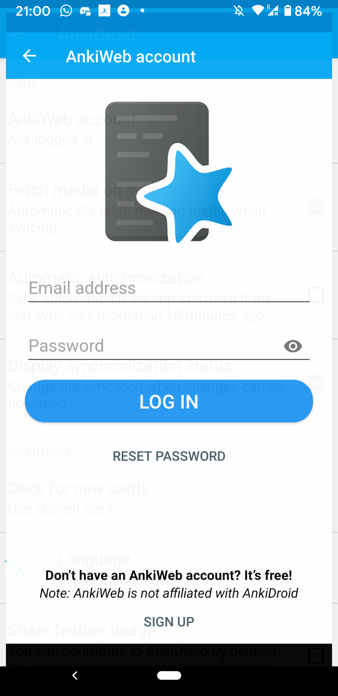 [Bug] Login Page - Anki Icon Flickers · Issue #8354 · ankidroid/Anki ...