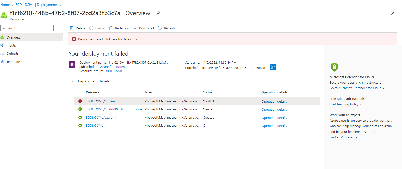Dom3 Deployment Fail Deployment