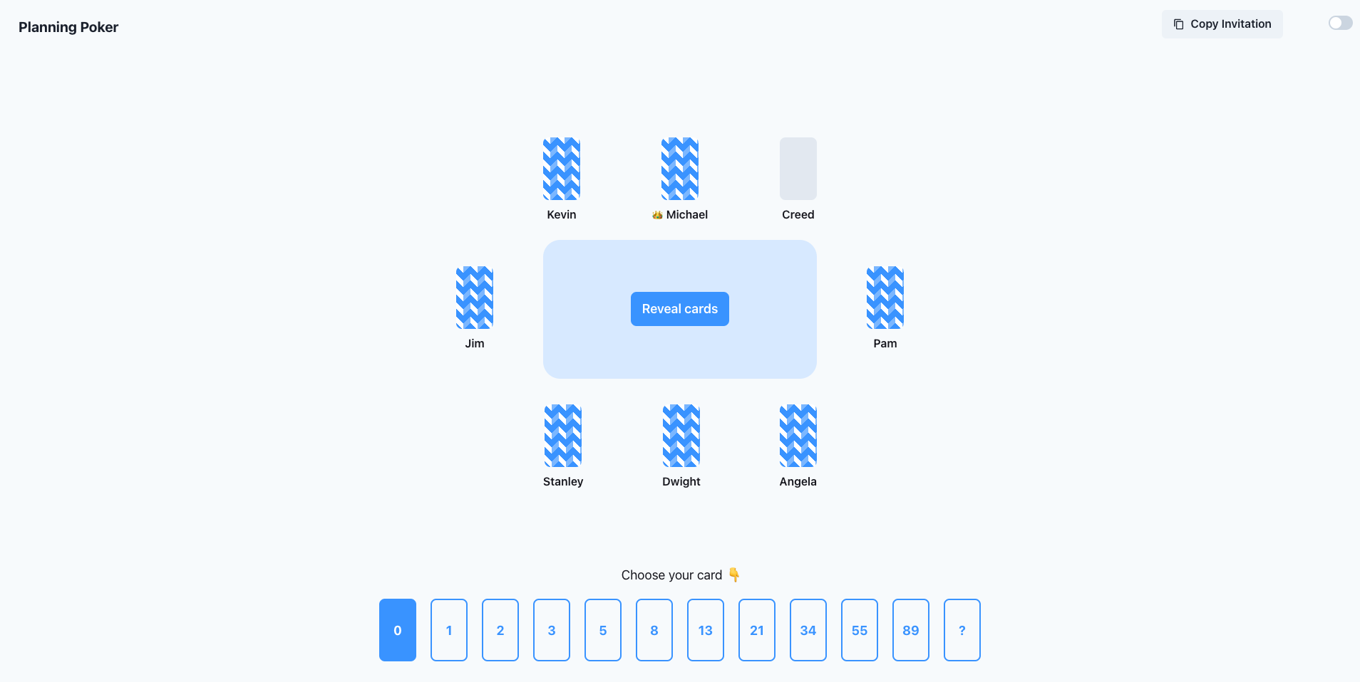 GitHub atahanaksoy/PlanningPoker Scrum Poker App to plan your next Sprint by voting on tasks