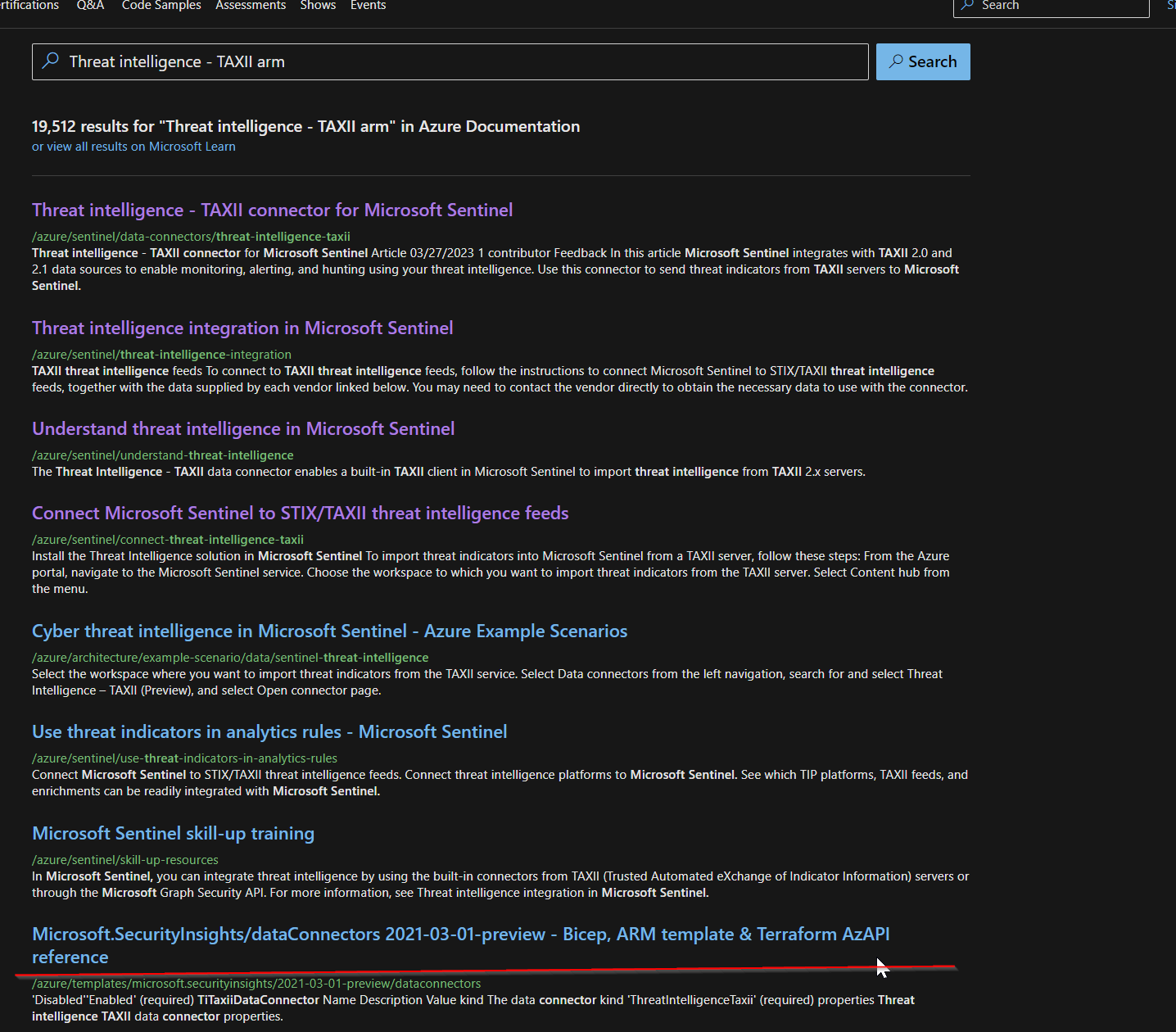 Poor documentation for programmatic deployment of data connectors in Microsoft Sentinel · Issue