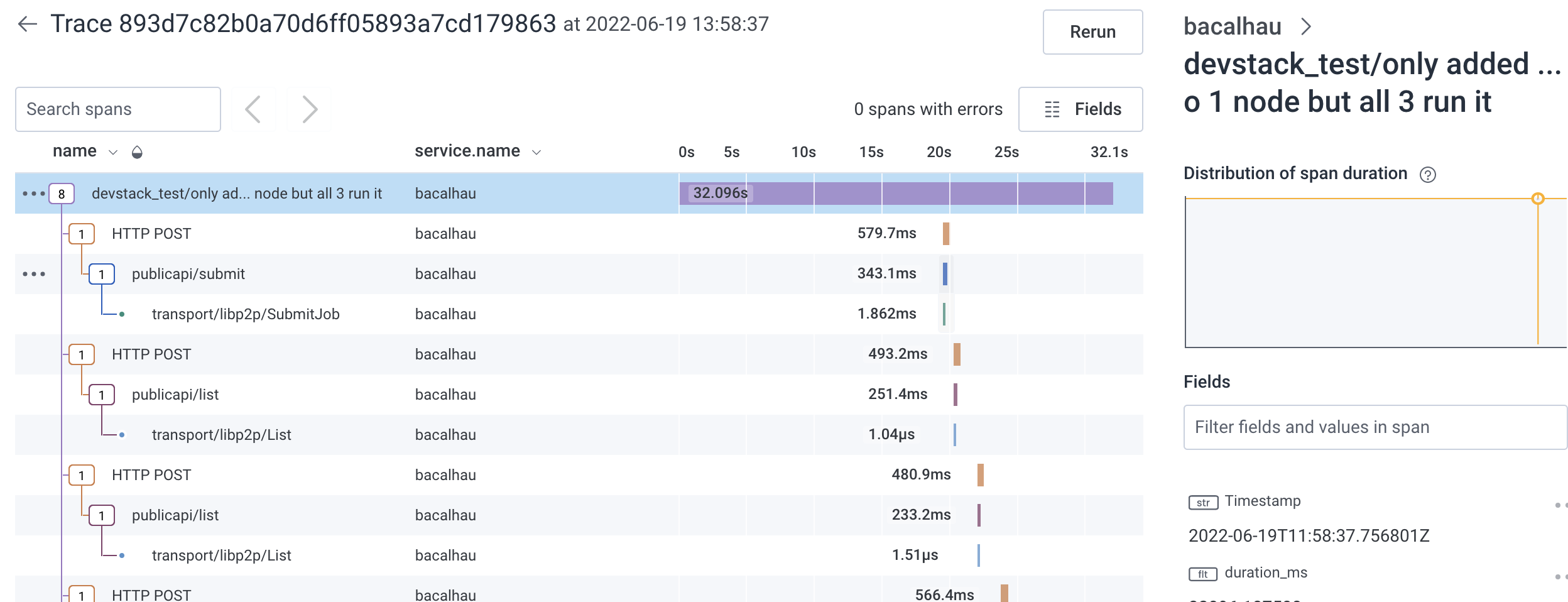 Span everything and add some basic queries to · Issue 262