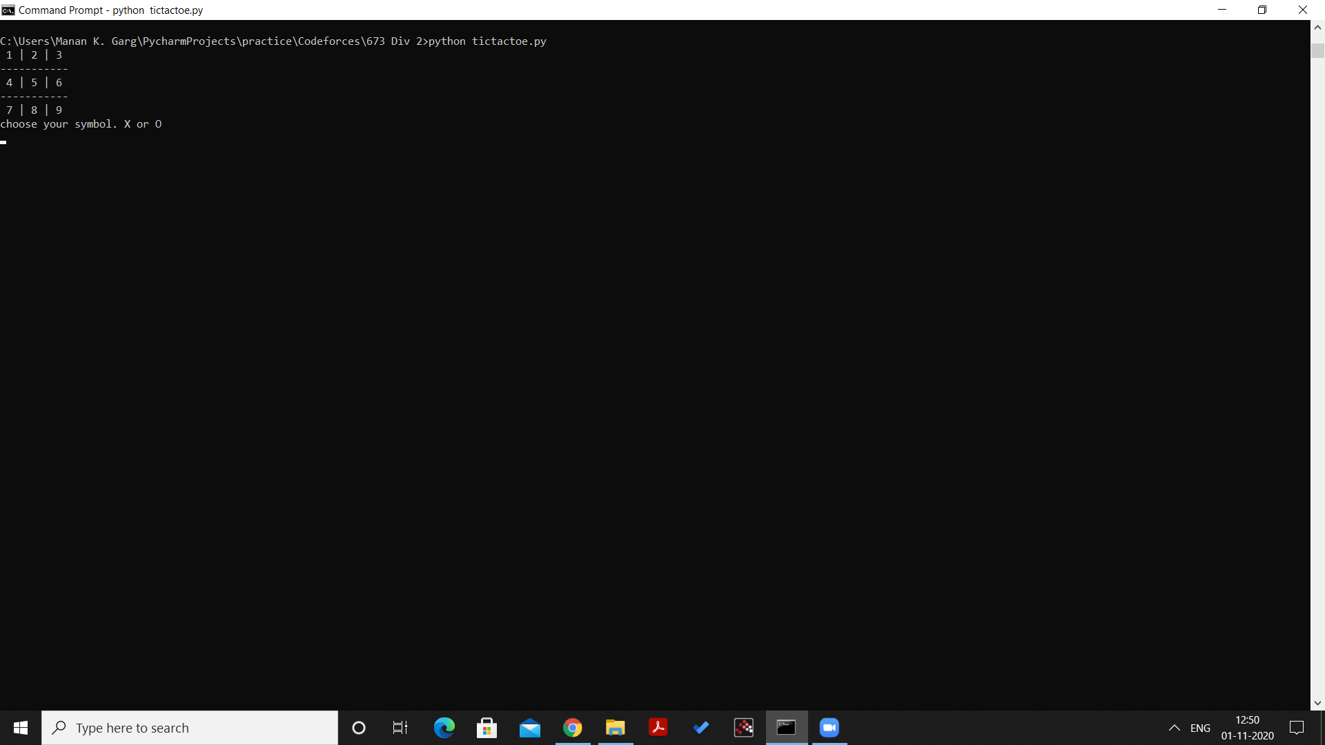 GitHub - MananKGarg/Tic-Tac-Toe-Python: The famous tic-tac-toe in python