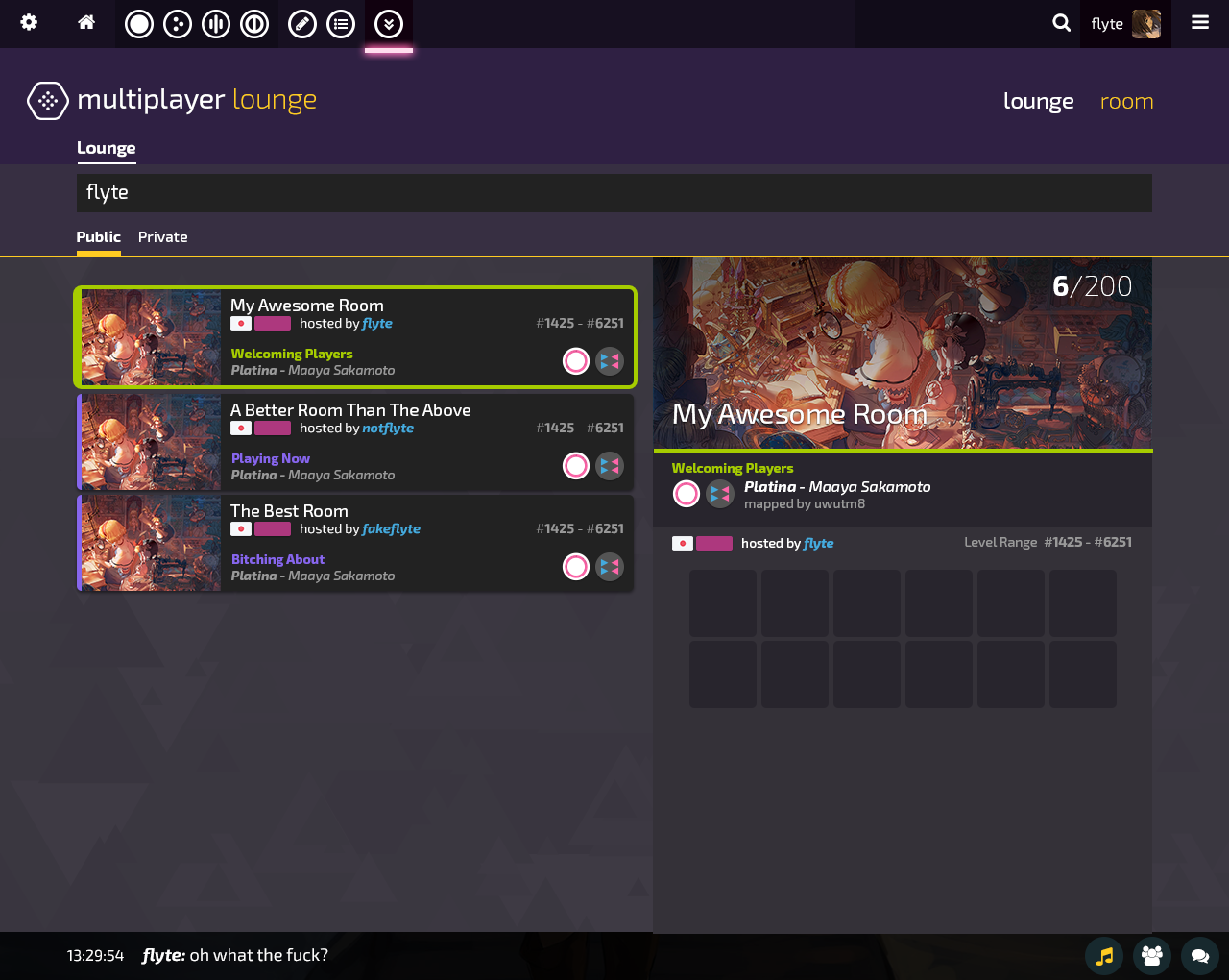 Multiplayer lounge screen · Issue #2722 · ppy/osu · GitHub