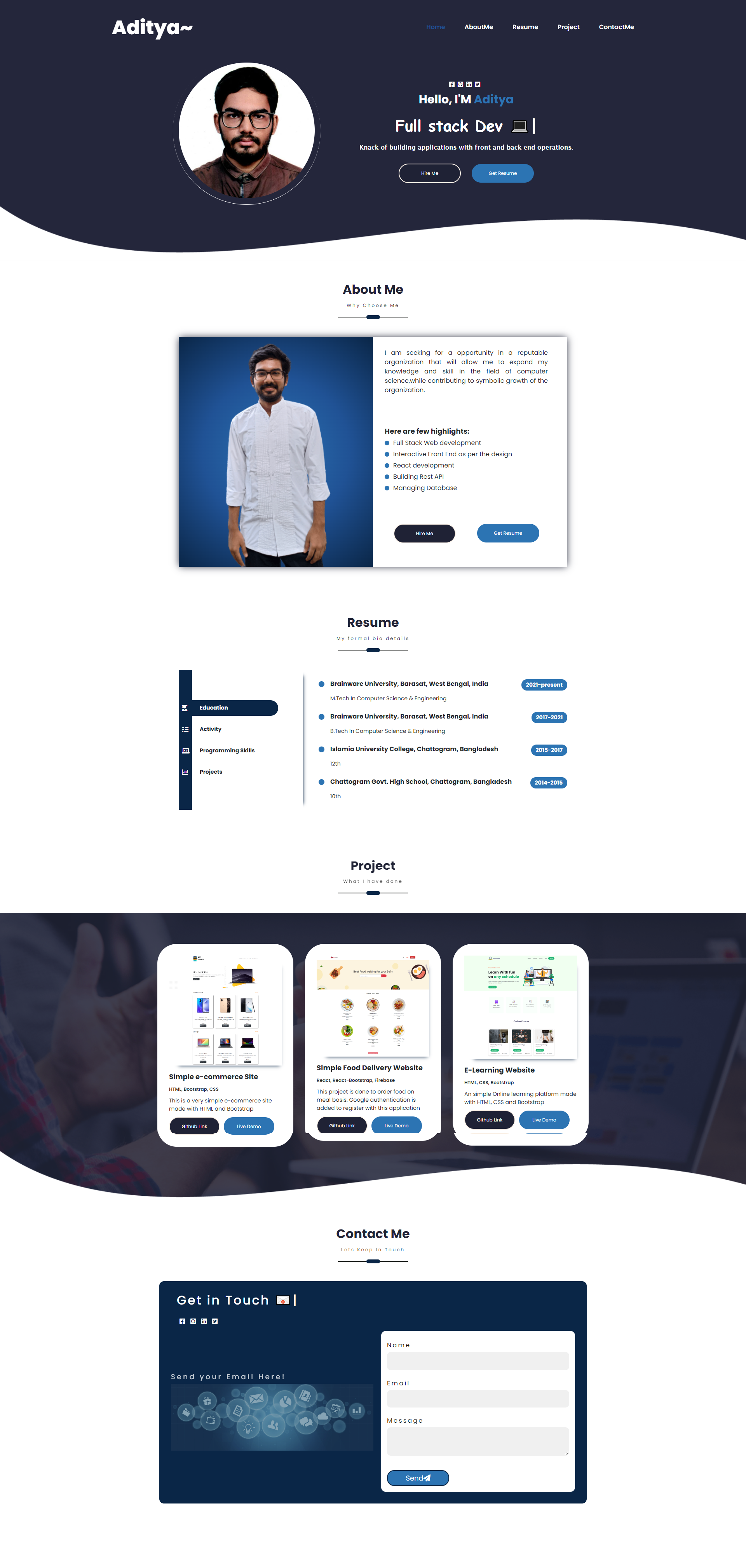 GitHub - AdityaChowdhury2/aditya-portfolio