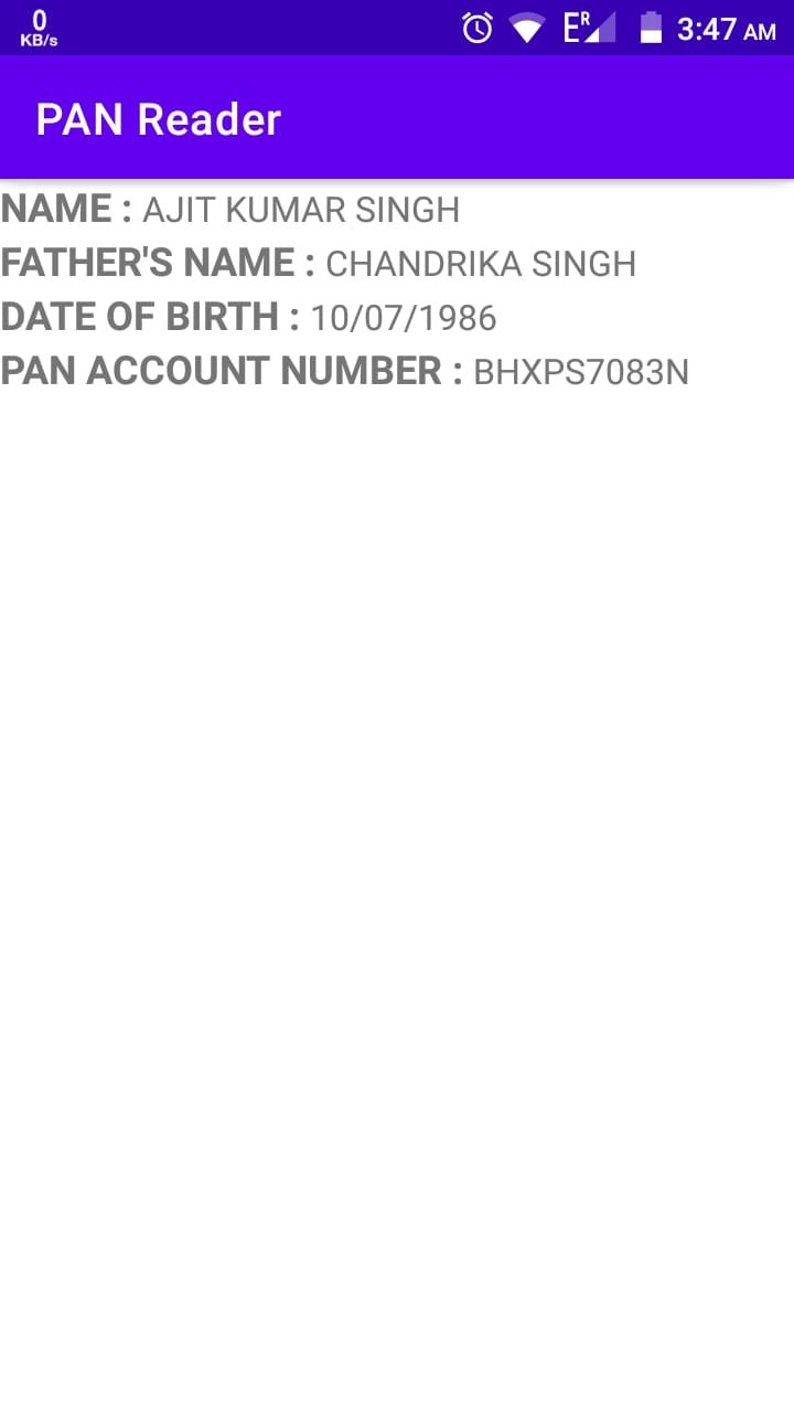 GitHub adityagread/PAN_CARD_Reader A PAN CARD Reader App that shows