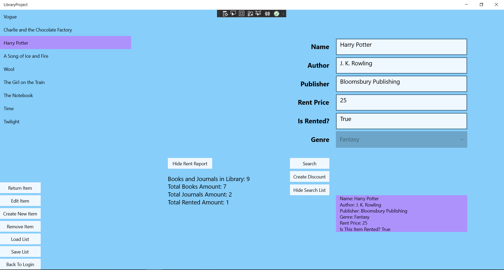 GitHub - Meitarf/LibraryProject: C# UWP project using OOP for managing ...