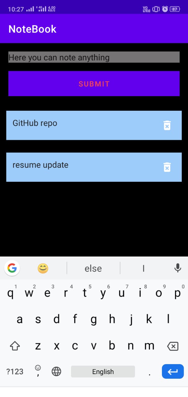 GitHub - Adityamad/NoteBook: Notes Taking App