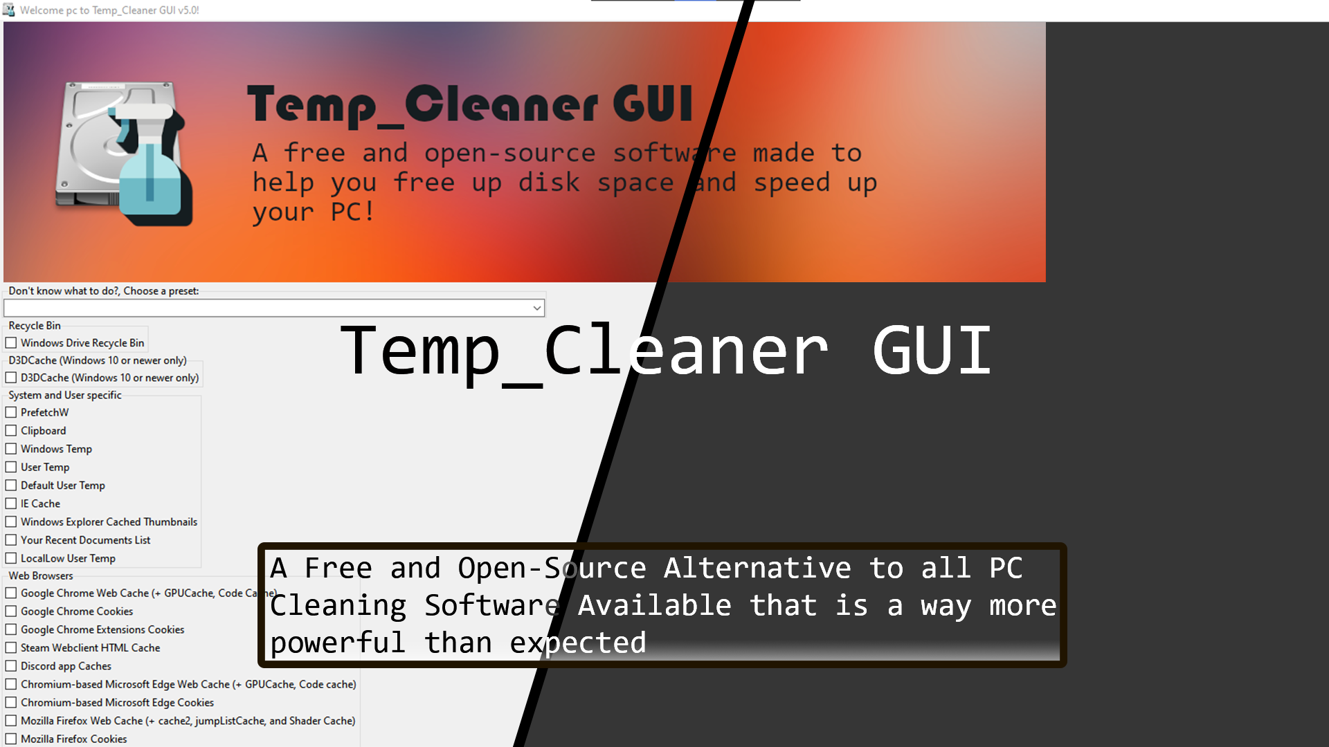 GitHub InsertX2k/temp_cleaner_gui A Free and OpenSource Alternative