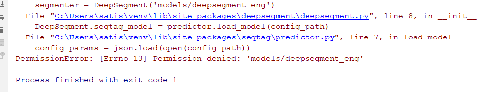 Deep Segment model available for download is read only · Issue #2 ...