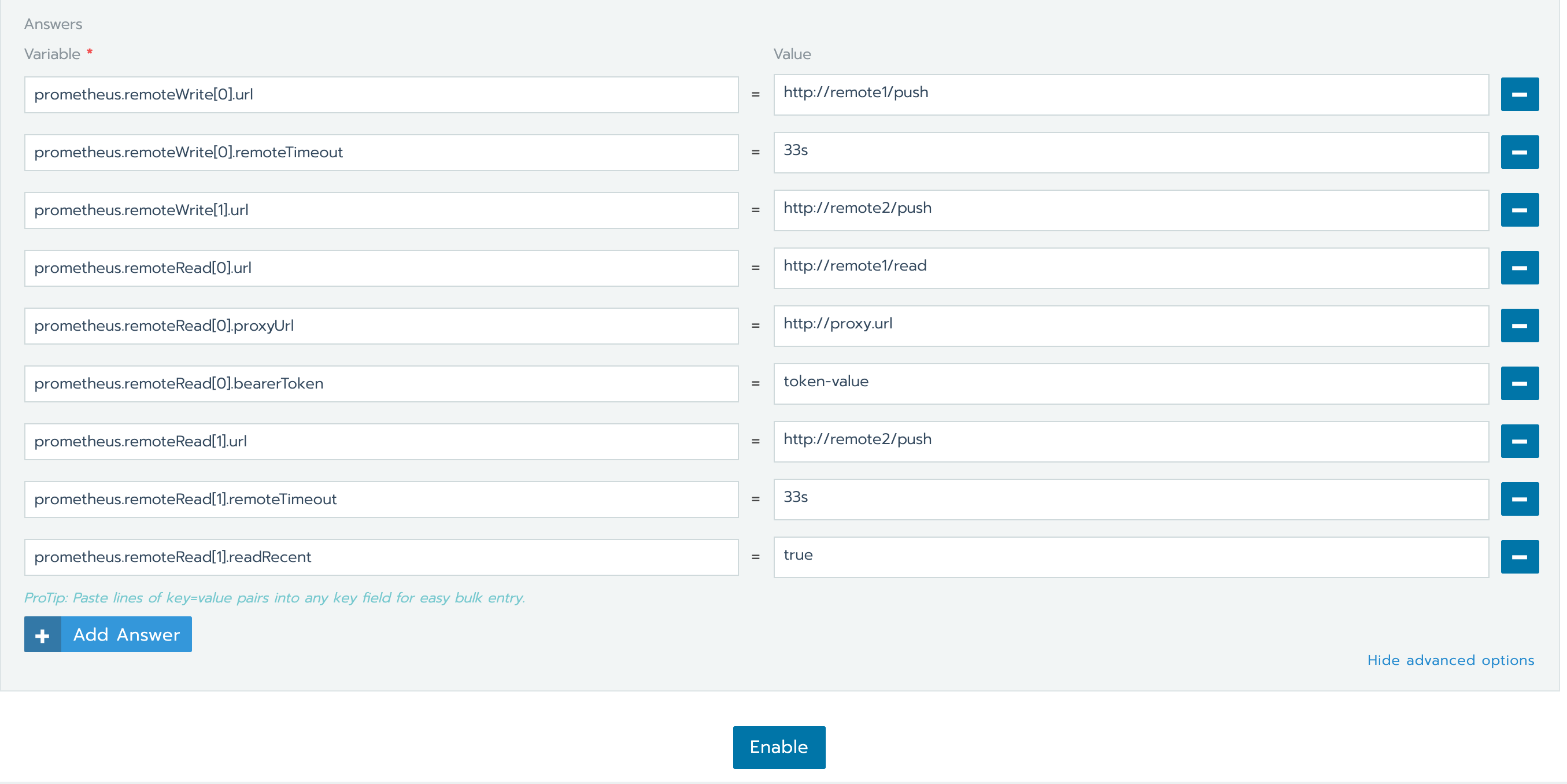 [Enhancement] Prometheus Monitoring Remote Write · Issue 20624