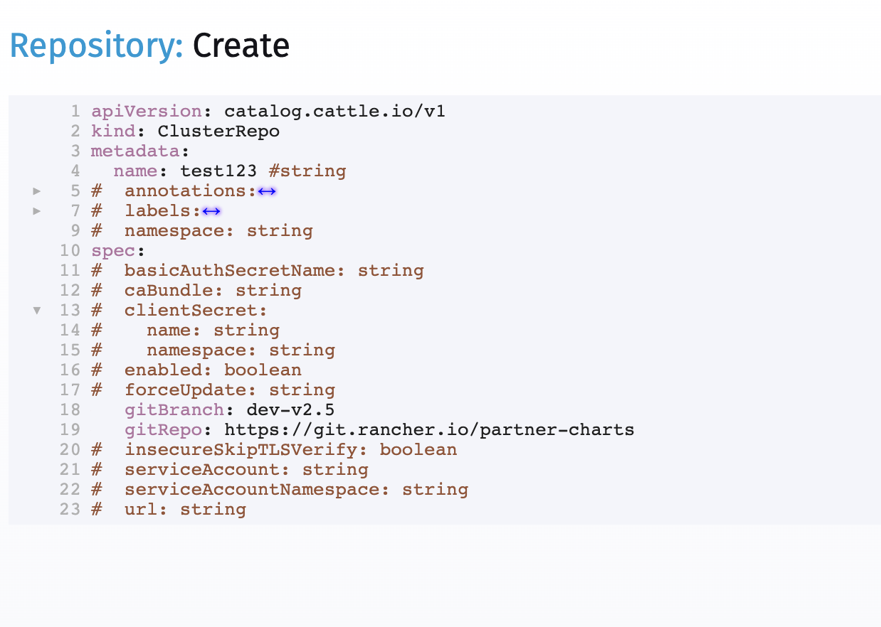 Repos - support Git repos · Issue #986 · rancher/dashboard · GitHub