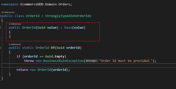 Value object constructor should be private · Issue #17 · falberthen ...