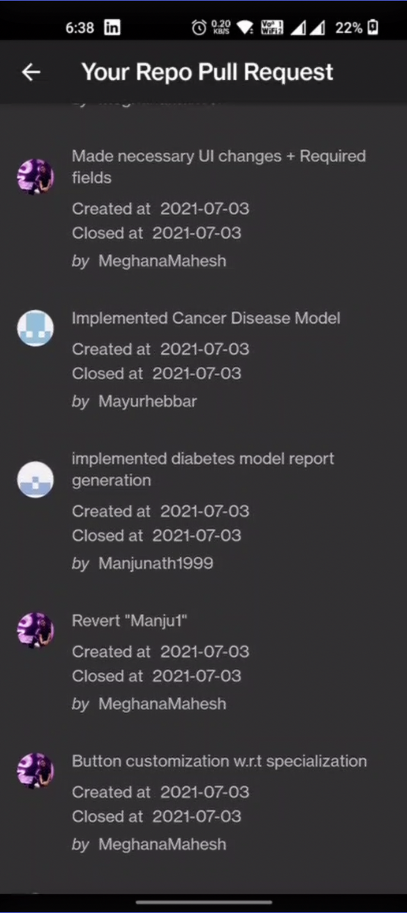 GitHub - Mayurhebbar/PullRequestApp: This is the app to show list of ...