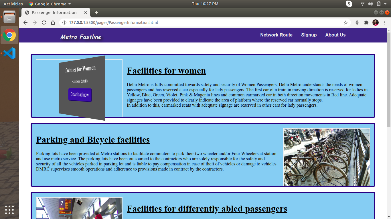 GitHub ayushisingla/MetroFastline This application is built using