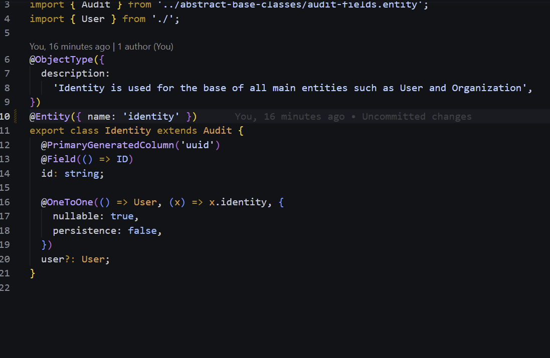 synchronize=true in connection does not update database schema in DB ...